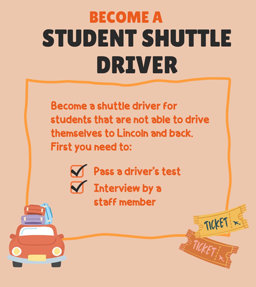 Student shuttle to be available