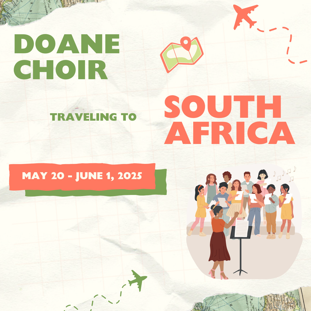 Doane Choir preps South Africa trip