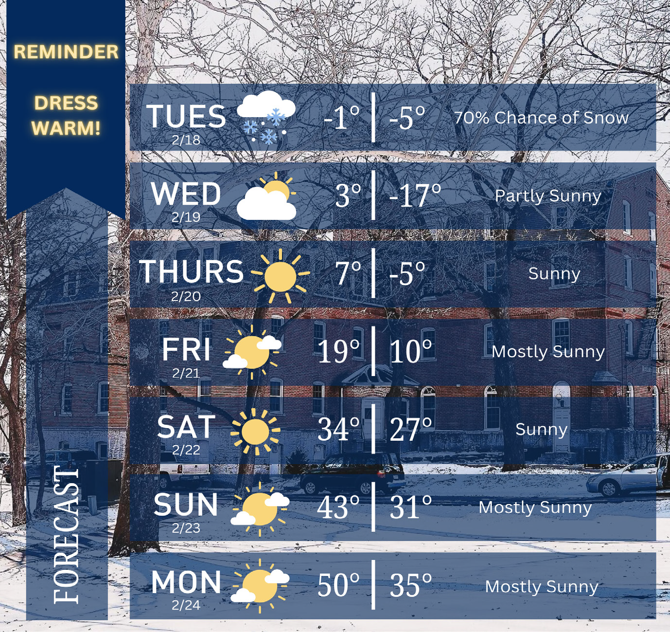 Snowstorms disrupt school schedule