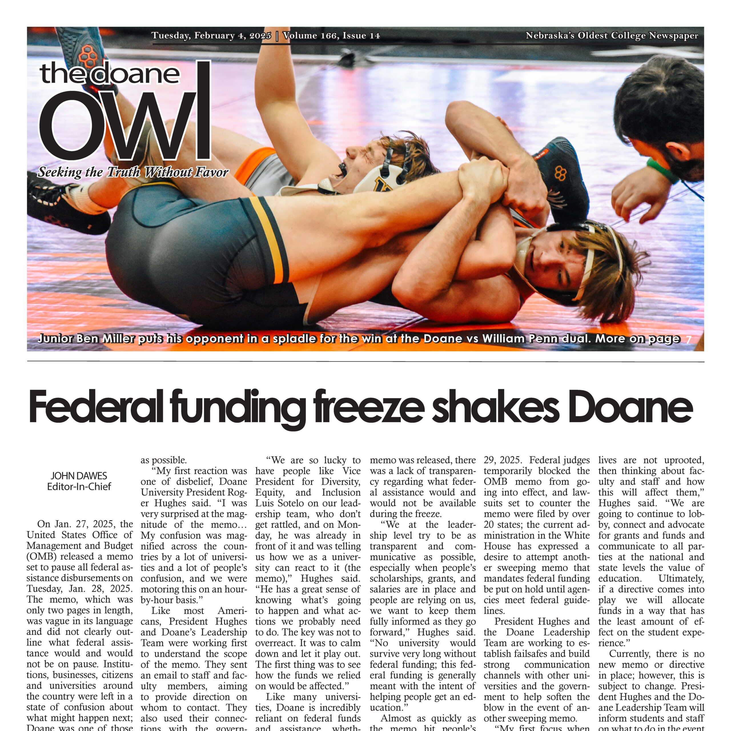 The Doane Owl, Feb. 4, 2025