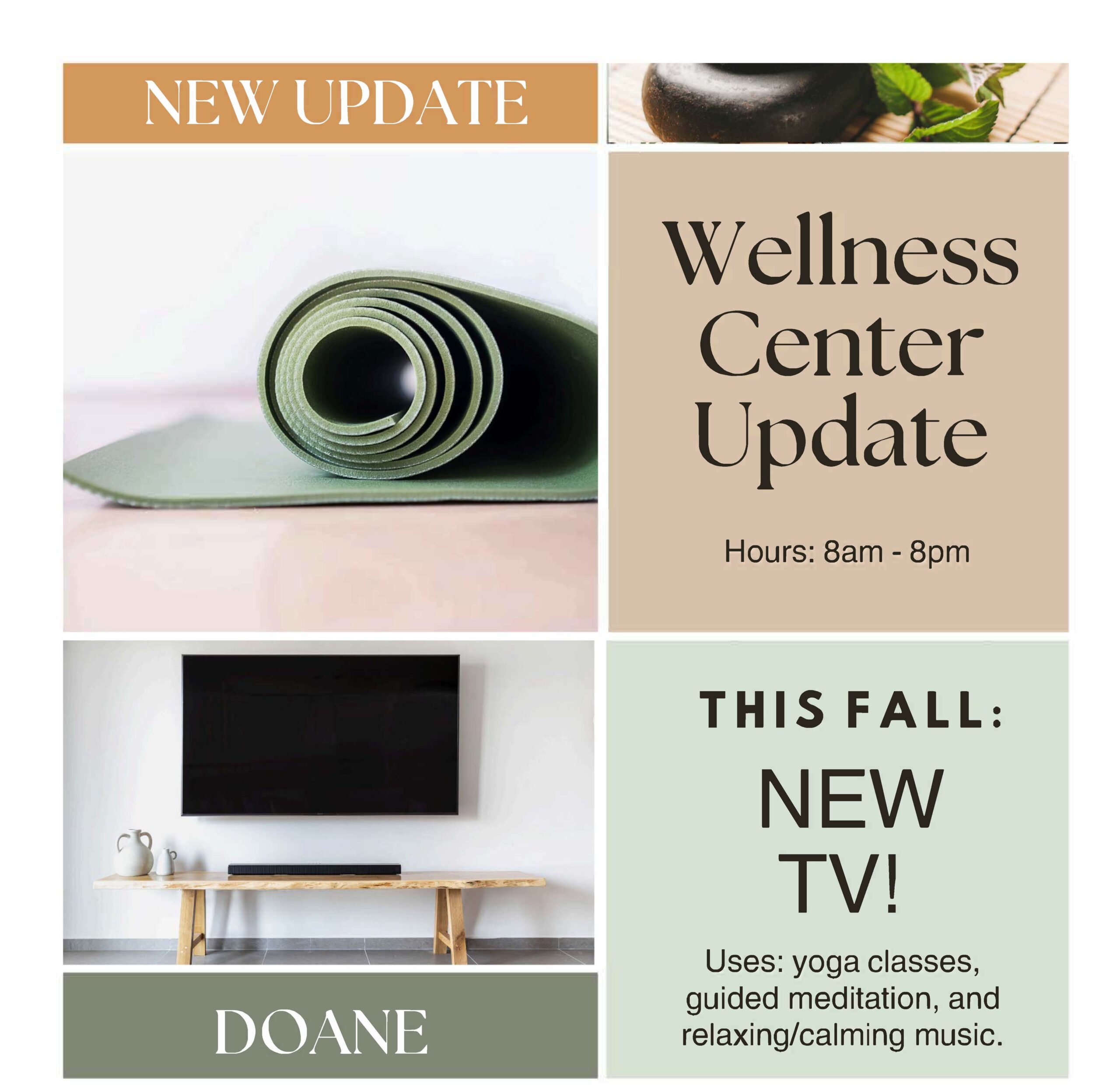 Graphic: Wellness Center update