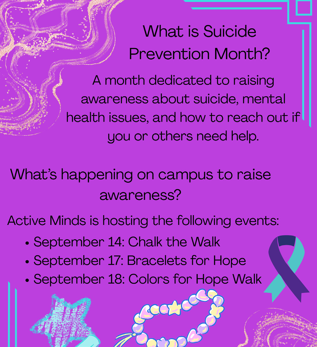 Suicide Prevention raises awareness around campus