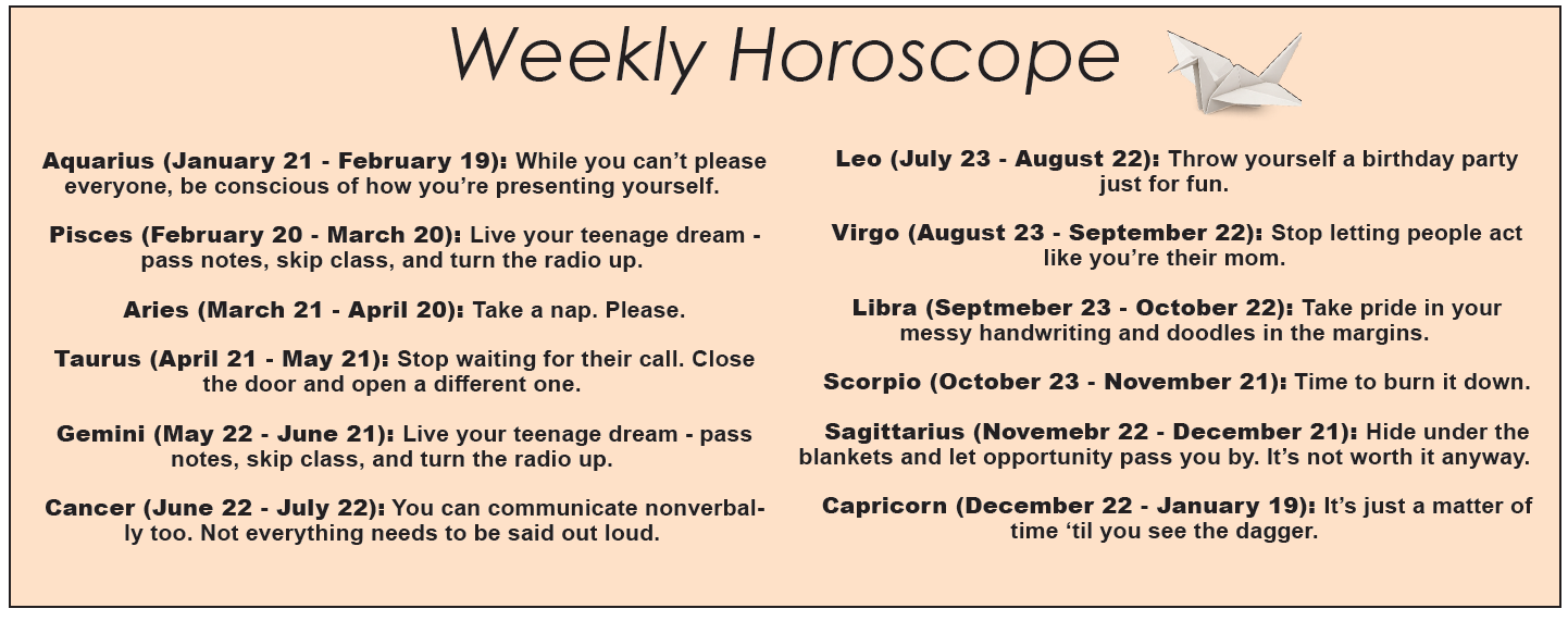 Weekly Horoscopes