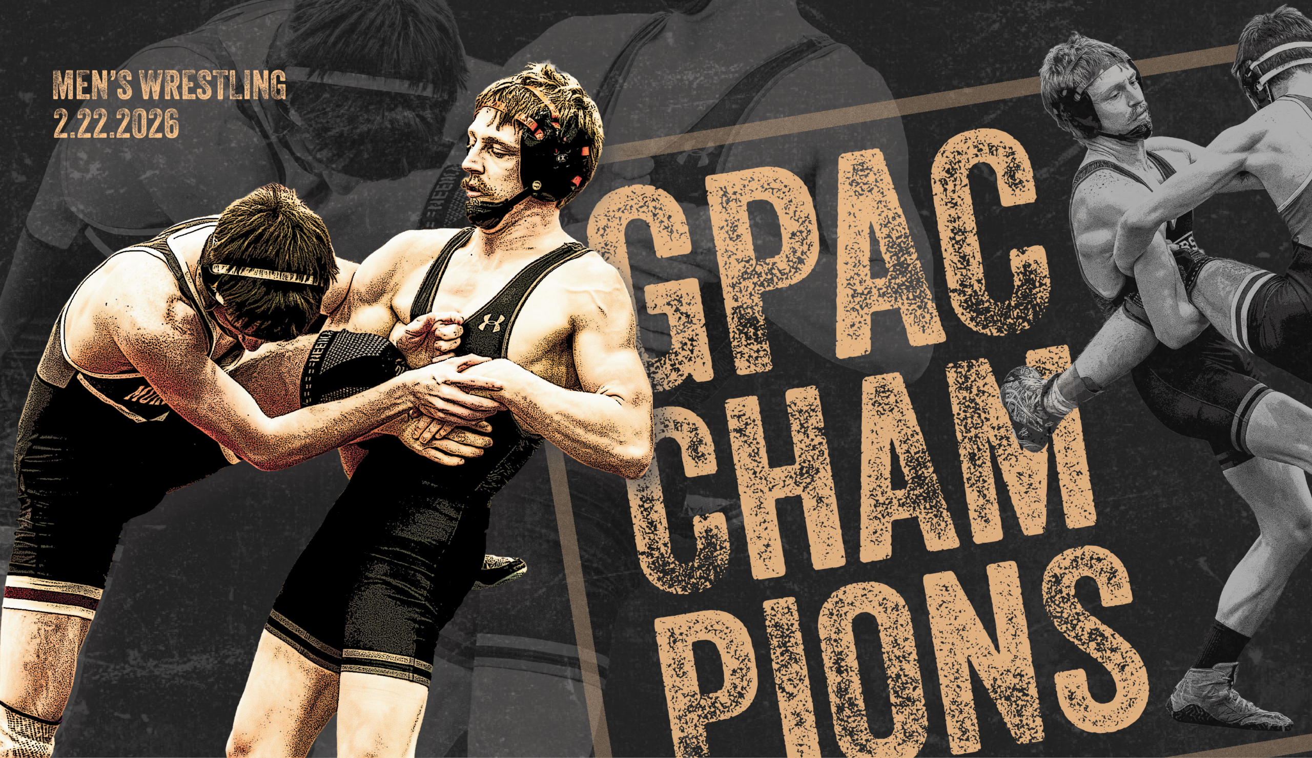 Men’s Wrestling wins GPAC Championship for third time in three years