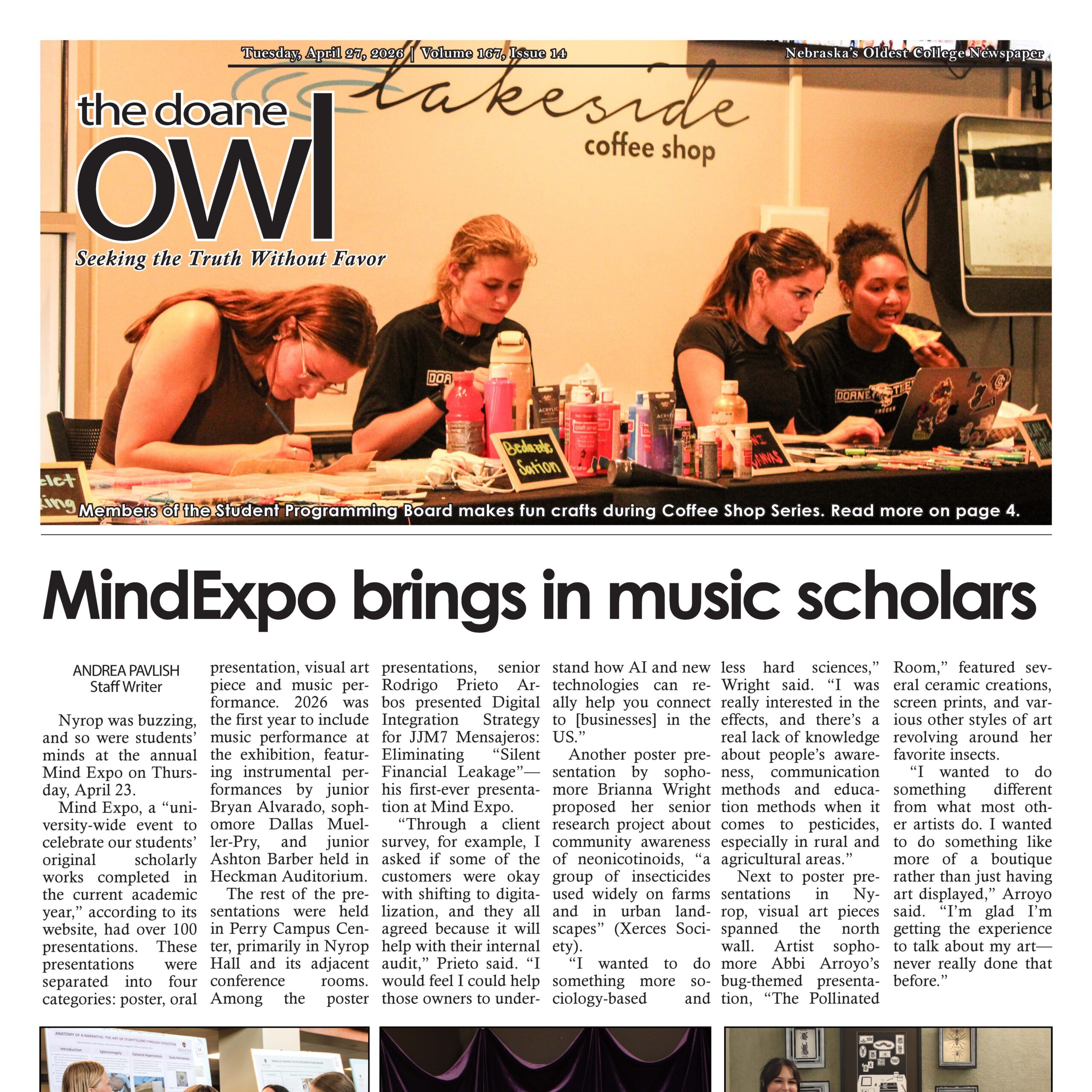 The Doane Owl, April 28, 2026