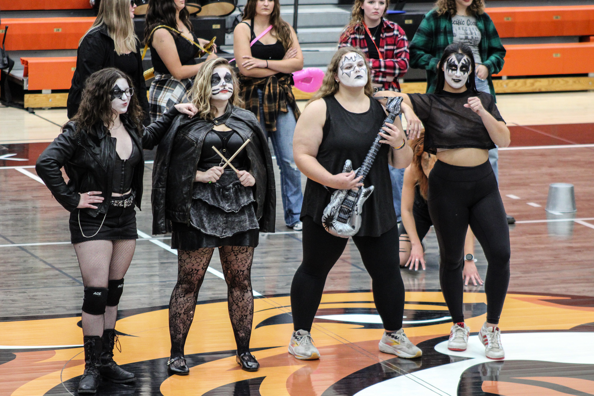 Greek groups rock around skit night