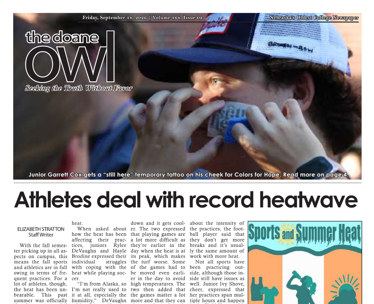 The Doane Owl, Sept. 18, 2026